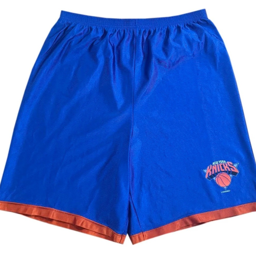 Vintage Logo 7 New York Knicks Shorts (Size XL)